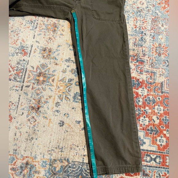 Old Navy cotton green wide-leg pants - Picture 4 of 5